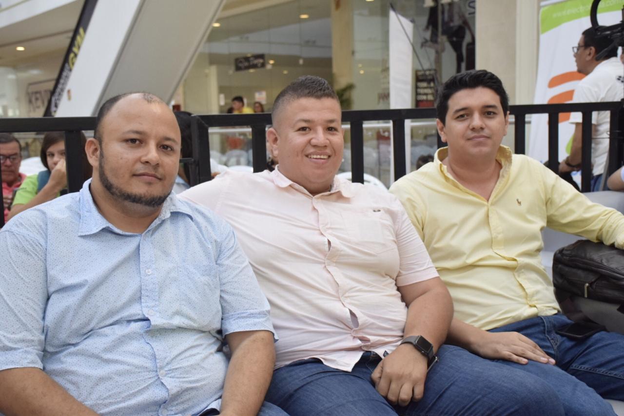 Jhon Jairo Peralta, Fabio Medina Paredes y José Eustasio Rivera.